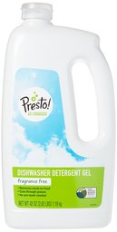 Presto! 65% Biobased Dishwasher Detergent Gel, Fragrance Free (42oz)