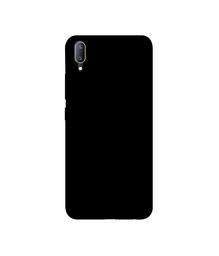 Amazon Brand - Solimo Designer Solid Black 3D Printed Hard Back Case Mobile Cover for Vivo V11 Pro