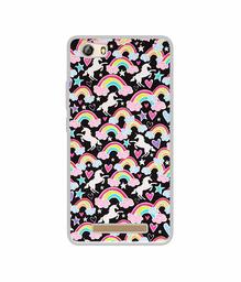 Amazon Brand - Solimo Designer Unicorn Texture UV Printed Soft Back Case Mobile Cover for Gionee Marathon M5 lite