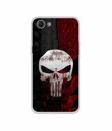 Amazon Brand - Solimo Designer Punisher Skull UV Printed Soft Back Case Mobile Cover for Oppo A83