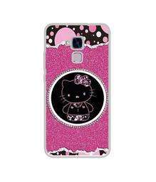 Amazon Brand - Solimo Designer Kitty with Glitter UV Printed Soft Back Case Mobile Cover for Huawei Honor 5c