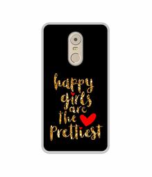 Amazon Brand - Solimo Designer Happy Girls are The Prettiest UV Printed Soft Back Case Mobile Cover for Lenovo K6 Note