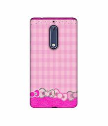 Amazon Brand - Solimo Designer Cloth Print 3D Printed Hard Back Case Mobile Cover for Nokia 5