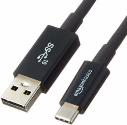 AmazonBasics – USB C kablosu USB Tip A, USB 3.1, 2. nesil, 0,9 m