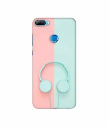 Amazon Brand - Solimo Designer Head Phone 3D Printed Hard Back Case Mobile Cover for Huawei Honor 9N