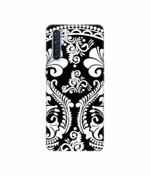 Amazon Brand - Solimo Designer Round White Rangoli 3D Printed Hard Back Case Mobile Cover for Oppo F15