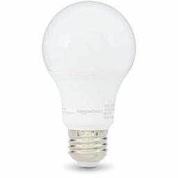 AmazonBasics 60W Equivalent, Soft White, Dimmable, CEC Compliant, A19 LED Light Bulb | 6-Pack (Renewed)