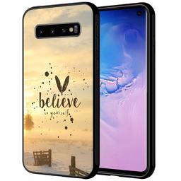 Amazon Brand - Solimo Designer Believe Printed Hard Back Case Mobile Cover for Samsung Galaxy S10 (D1232)