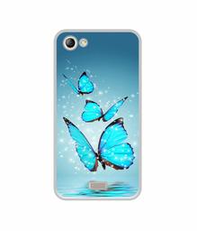 Amazon Brand - Solimo Designer Flying Butterflies UV Printed Soft Back Case Mobile Cover for Lyf Water 11