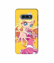 Amazon Brand - Solimo Designer Singing Girl Vector 3D Printed Hard Back Case Mobile Cover for Samsung Galaxy S10e