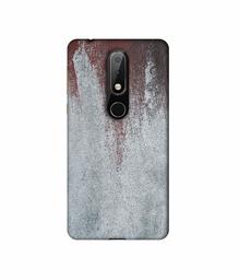 Amazon Brand - Solimo Designer Brush Paint 3D Printed Hard Back Case Mobile Cover for Nokia 6.1 Plus