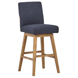 Amazon Brand – Stone & Beam Sophia Modern Swivel Kitchen Bar Stool, 43.3