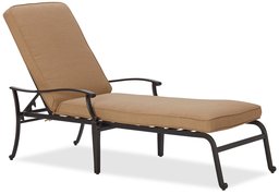 Strathwood Whidbey Cast-Aluminum Chaise Lounge Chair