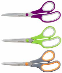 AmazonBasics Multipurpose Scissors - 3-Pack (Renewed)