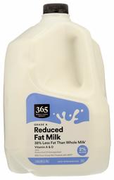 365 by Whole Foods Market, Grade A Milk, Reduced Fat, 128 Fl Oz