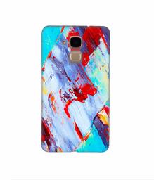 Amazon Brand - Solimo Designer Blue and Red Brush Texture 3D Printed Hard Back Case Mobile Cover for Huawei Honor 5c