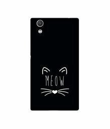 Amazon Brand - Solimo Designer Meow UV Printed Soft Back Case Mobile Cover for Sony Xperia R1 Plus