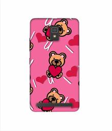 Amazon Brand - Solimo Designer Heart Holding Bear 3D Printed Hard Back Case Mobile Cover for Lenovo A6600