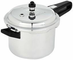 Amazon Brand - Solimo Aluminium Outer Lid Pressure Cooker (5L, Gas Stove compatible)