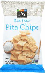 365 Everyday Value, Pita Chips, Sea Salt, 18 oz