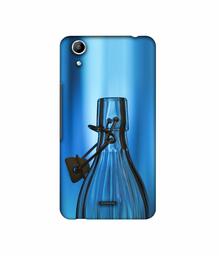 Amazon Brand - Solimo Designer Blue Bottle 3D Printed Hard Back Case Mobile Cover for Micromax Canvas Selfie Lens Q345