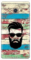 Amazon Brand - Solimo Designer Beard Man Black 3D Printed Hard Back Case Mobile Cover for Samsung Galaxy J3 Pro