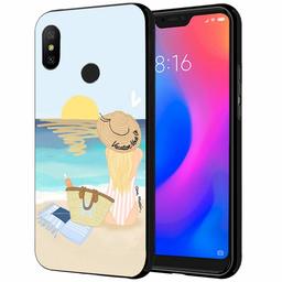 Amazon Brand - Solimo Designer Beach Printed Hard Back Case Mobile Cover for Xiaomi Redmi 6 Pro (D1221)