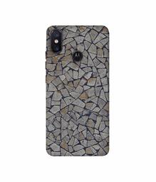 Amazon Brand - Solimo Designer Marble Pices 3D Printed Hard Back Case Mobile Cover for Motorola One Power