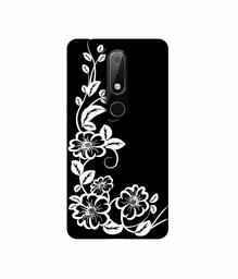 Amazon Brand - Solimo Designer Flower 3D Printed Hard Back Case Mobile Cover for Nokia 6.1 Plus