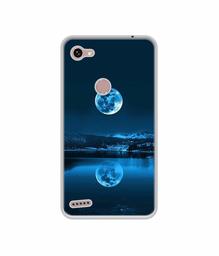 Amazon Brand - Solimo Designer Moon Pattern Print UV Printed Soft Back Case Mobile Cover for Spice F302