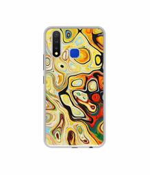 Amazon Brand - Solimo Designer Multicolor Smash Paint UV Printed Soft Back Case Mobile Cover for Vivo U20