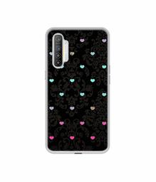 Amazon Brand - Solimo Designer Heart Texture UV Printed Soft Back Case Mobile Cover for Realme XT