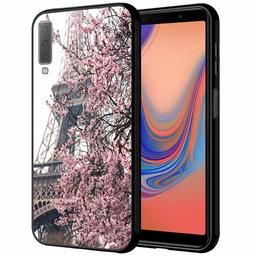 Amazon Brand - Solimo Designer Eiffle Tower Printed Hard Back Case Mobile Cover for Samsung Galaxy A7 (2018) (D1214)