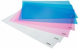 Amazon Brand - Solimo PVC Fridge Multipurpose Mat, Set of 6, Pink, Blue and White