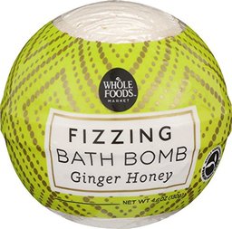 Whole Foods Market, Fizzing Bath Bomb, Ginger Honey, 4.6 OZ