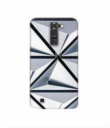 Amazon Brand - Solimo Designer Hexagon Texture 3D Printed Hard Back Case Mobile Cover for LG K7