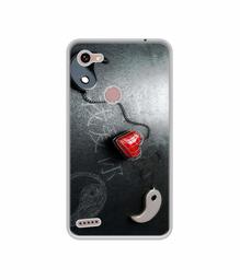 Amazon Brand - Solimo Designer Chinnese Yin and Yang UV Printed Soft Back Case Mobile Cover for Spice F302