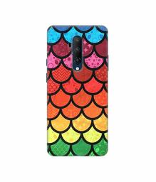 Amazon Brand - Solimo Designer Multicolor Pattern 3D Printed Hard Back Case Mobile Cover for OnePlus 7T Pro