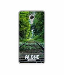 Amazon Brand - Solimo Designer Alone UV Printed Soft Back Case Mobile Cover for Panasonic Eluga A3 Pro