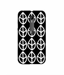 Amazon Brand - Solimo Designer White Leaf Texture 3D Printed Hard Back Case Mobile Cover for Motorola Moto G 3rd Generation