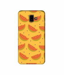 Amazon Brand - Solimo Designer Watermelon Pattern 3D Printed Hard Back Case Mobile Cover for Samsung Galaxy J6 Plus