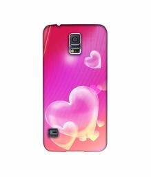 Amazon Brand - Solimo Designer Heart Abstract 3D Printed Hard Back Case Mobile Cover for Samsung Galaxy S5 i9600