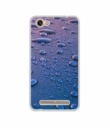 Amazon Brand - Solimo Designer Water Drops UV Printed Soft Back Case Mobile Cover for Lava A77