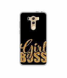 Amazon Brand - Solimo Designer Sparkle Girl Boss UV Printed Soft Back Case Mobile Cover for I Kall K4