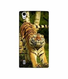 Amazon Brand - Solimo Designer Tiger 3D Printed Hard Back Case Mobile Cover for VIVO Y15