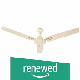 (Renewed) Amazon Brand - Solimo Swoosh 1200mm Ceiling Fan (Ivory)