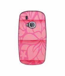 Amazon Brand - Solimo Designer Pink Flower Banch Print On Cloth 3D Printed Hard Back Case Mobile Cover for Nokia 3310