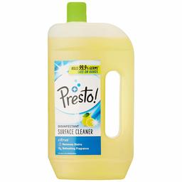 Amazon Brand - Presto! Disinfectant Floor Cleaner Citrus, 975 ml