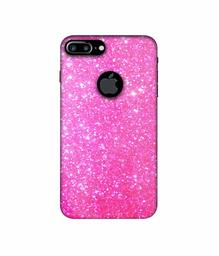 Amazon Brand - Solimo Designer Pink Sparkle 3D Printed Hard Back Case Mobile Cover for Apple iPhone 7 Plus (Logo Cut)