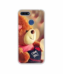 Amazon Brand - Solimo Designer Teddy Bear UV Printed Soft Back Case Mobile Cover for Huawei Honor 7A